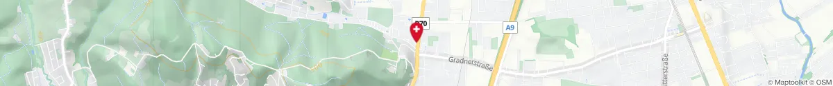 Kartendarstellung des Standorts für Floriani-Apotheke in 8054 Graz-Straßgang